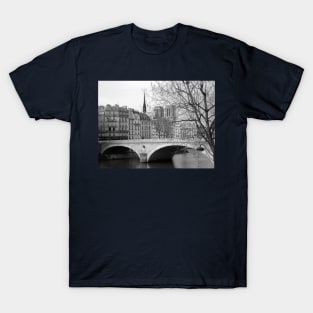 Paris View From Ile Saint Louis T-Shirt